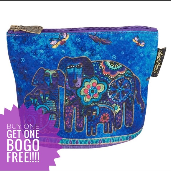 Cosmetic Makeup Canine Friends Dogs Canvas Bag - Picture 7 of 7